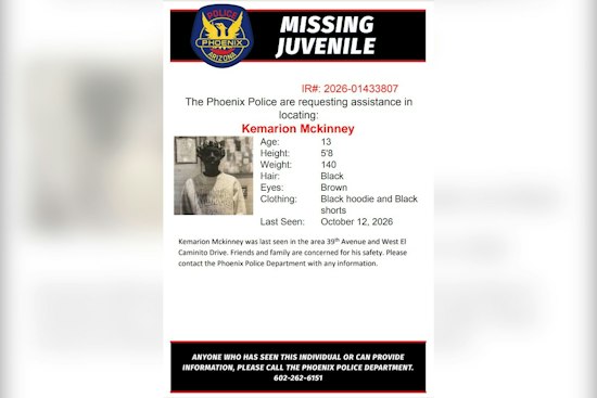 Phoenix Police Search for Missing 13-Year-Old Kem Arion McKinney