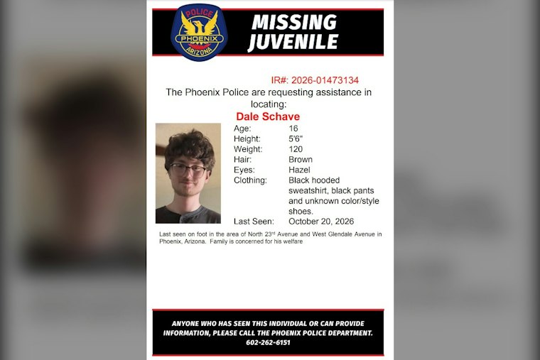 Phoenix Police Seek Public Tips in Missing Juvenile Case