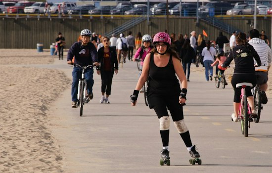 Pink-Clad Skaters Roll 15 Miles From Santa Monica to Redondo Beach Oct. 24