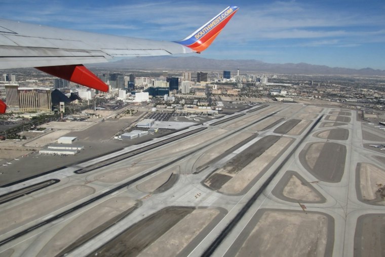 Plane Skids Off Runway at Harry Reid Airport, Delaying Hundreds of Flights