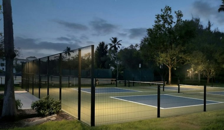 Ponte Vedra Beach's The Yards Covers Nine Pickleball Courts in $1.5M Overhaul