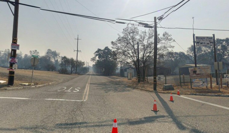 Porte Fire Burns Near Bangor, Prompts Evacuation Warning Off La Porte Road