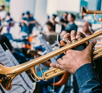 Present Music Turns 45 With Theatrical Percussion and a Brass Band Afterparty