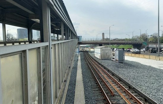 Racine Blue Line Stop Revives 1958 Neon-Style Sign After $268M Branch Rebuild