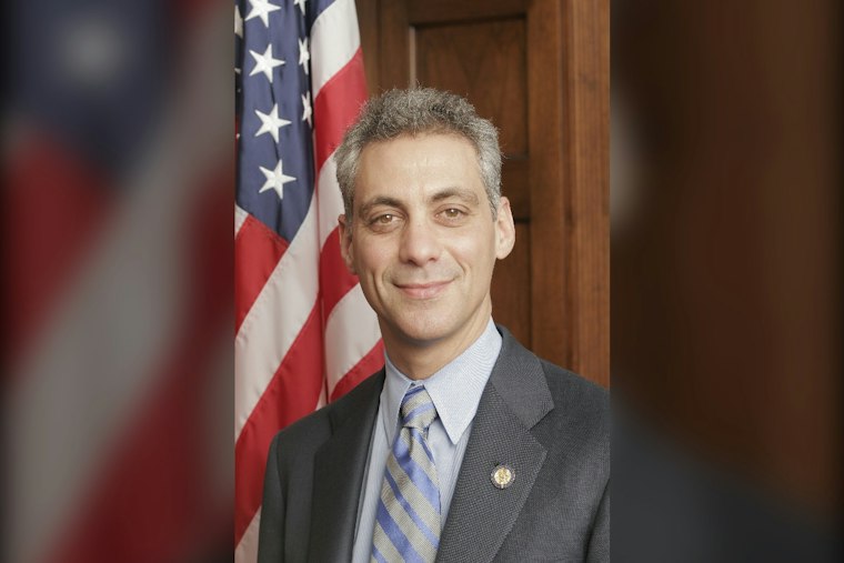 Rahm Emanuel Returns to Obama Center, Touts Mentoring Program and Eyes 2028 Bid