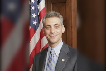 Rahm Emanuel Returns to Obama Center, Touts Mentoring Program and Eyes 2028 Bid