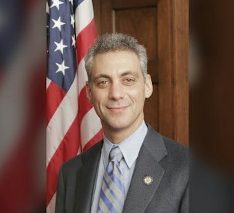 Rahm Emanuel Returns to Obama Center, Touts Mentoring Program and Eyes 2028 Bid