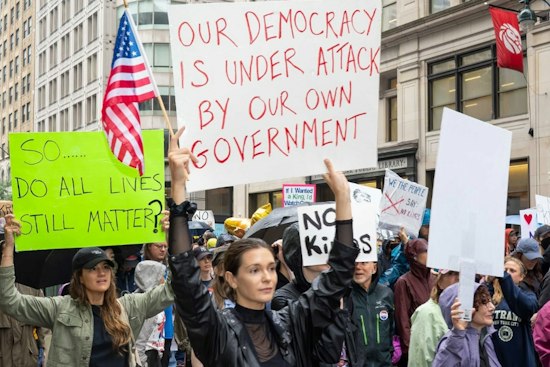 Raleigh's 'No Kings' Rallies Trade Protest Signs for Early-Voting Push
