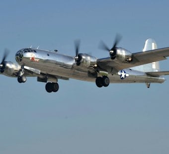 Rare WWII B-29 Bomber Doc Touches Down in Knoxville for Four Days