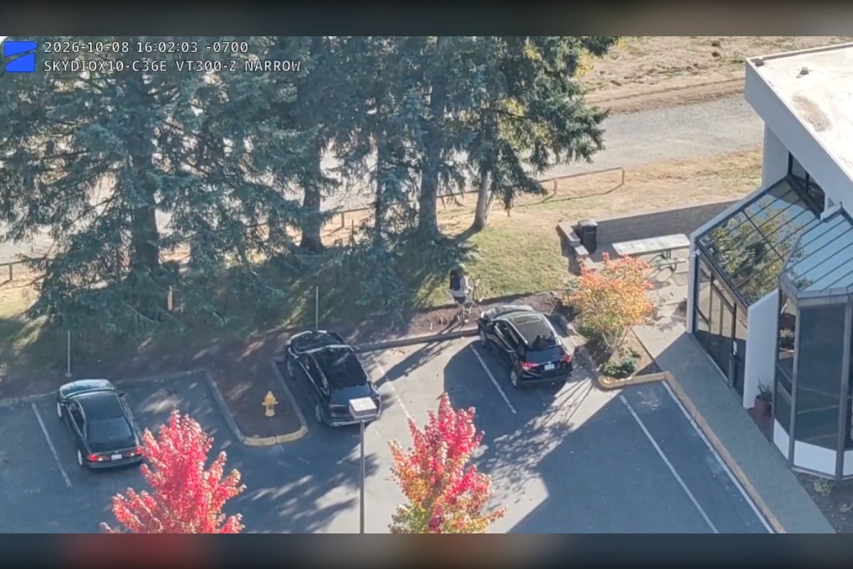 Redmond Police Drone Tracks Home Depot Theft Suspect