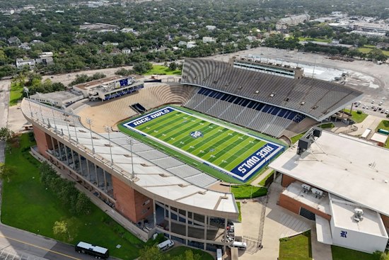 Rice Stadium Gets New Name in 20-Year Deal With First Community Credit Union