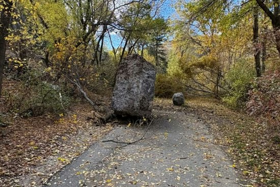 Rockslide Shuts Down Bridal Veil Falls Trail as Boulders Keep Tumbling
