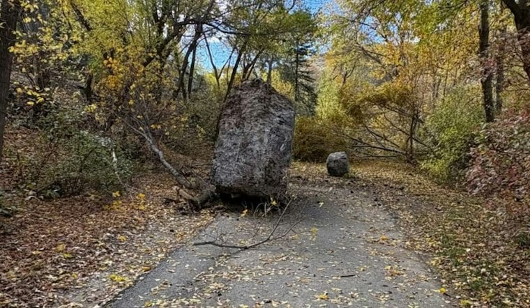 Rockslide Shuts Down Bridal Veil Falls Trail as Boulders Keep Tumbling
