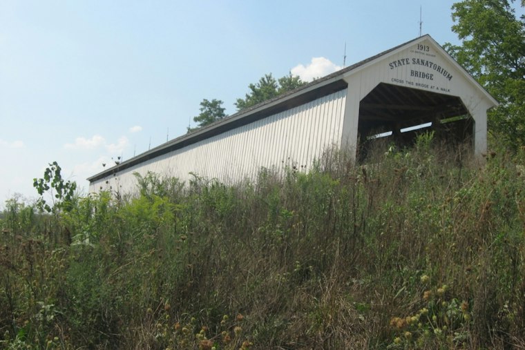 Rockville's New Depot Bridge Caps a 10-Year Dream Before Covered Bridge Festival