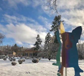 Rodrigue's Famed Blue Dog Finds New Home at Edmond Sculpture Park