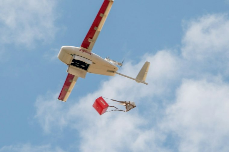 Round Rock Students Watch Drone Drop an Order on Campus as Zipline Preps Launch