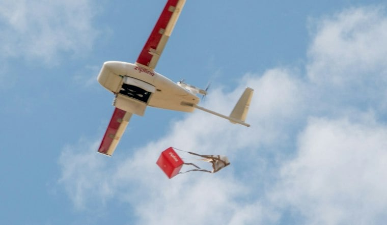 Round Rock Students Watch Drone Drop an Order on Campus as Zipline Preps Launch