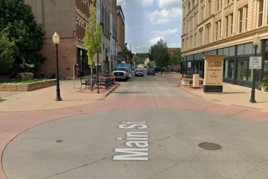 Runaway Pumpkin Rolls Through Downtown Dubuque, Forces Driver to Swerve