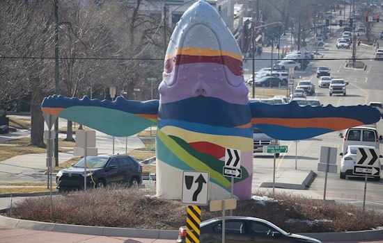 Salt Lake's 9th and 9th Whale Gets New Eyes, Neighborhood Throws It a Party