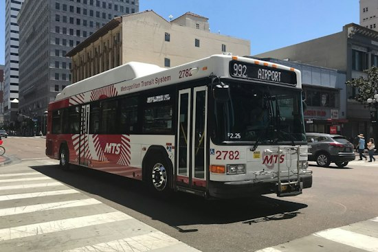 San Diego Airport Bus Ridership Jumps 60% — But a Direct Rail Link Is Still Years Away