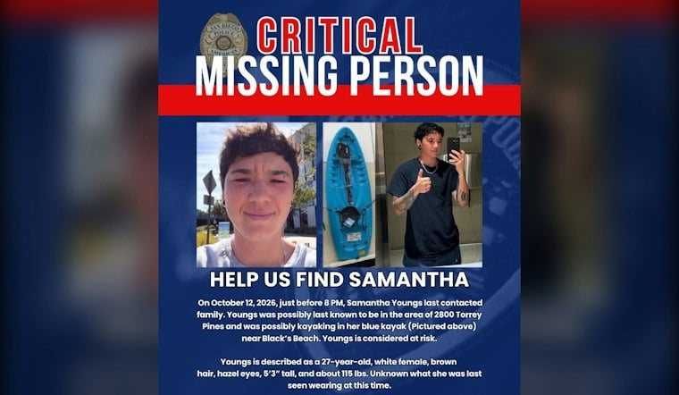 San Diego Police Seek Help Finding Missing 27-Year-Old Near Torrey Pines