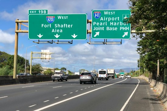 School Bus Crash Jams H-1 Near Aiea, Sends Three to Hospital