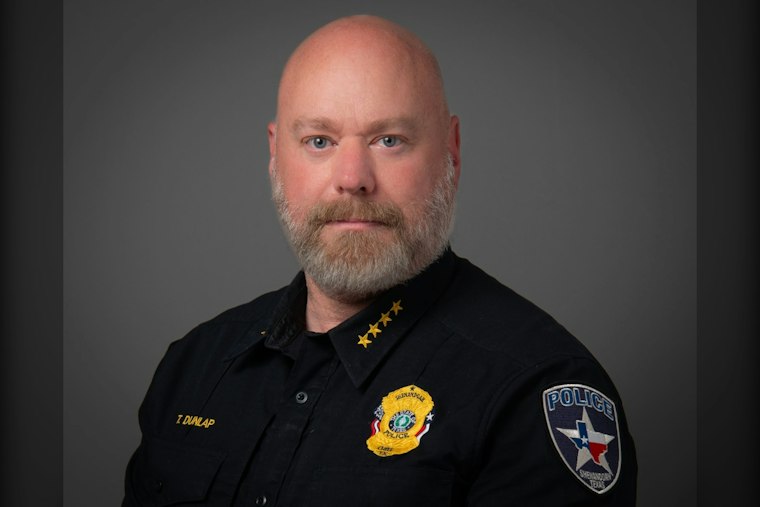 Shenandoah Police Chief Troye Dunlap Retires in December After Nearly 30 Years
