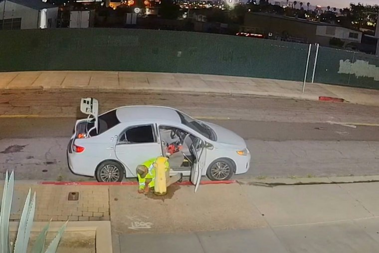 Signal Hill Man, 53, Caught on Camera Unbolting Fire Hydrant for Scrap
