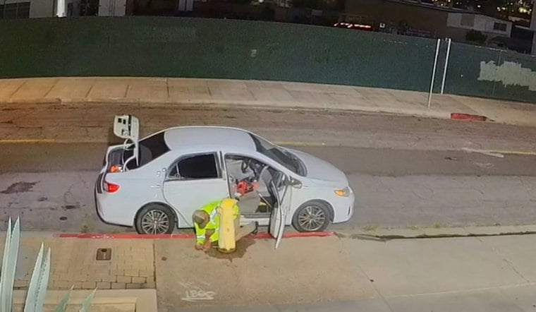 Signal Hill Man, 53, Caught on Camera Unbolting Fire Hydrant for Scrap