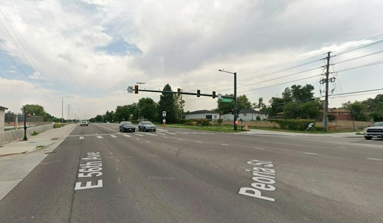 Single-Vehicle Crash at 56th and Peoria Injures Driver on a Street in Denver's High Injury Network