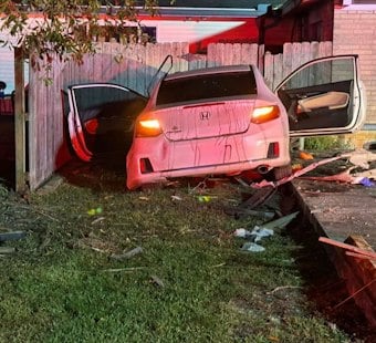 Slidell Driver Trapped Near Downed Power Line After Crash Just Misses Building