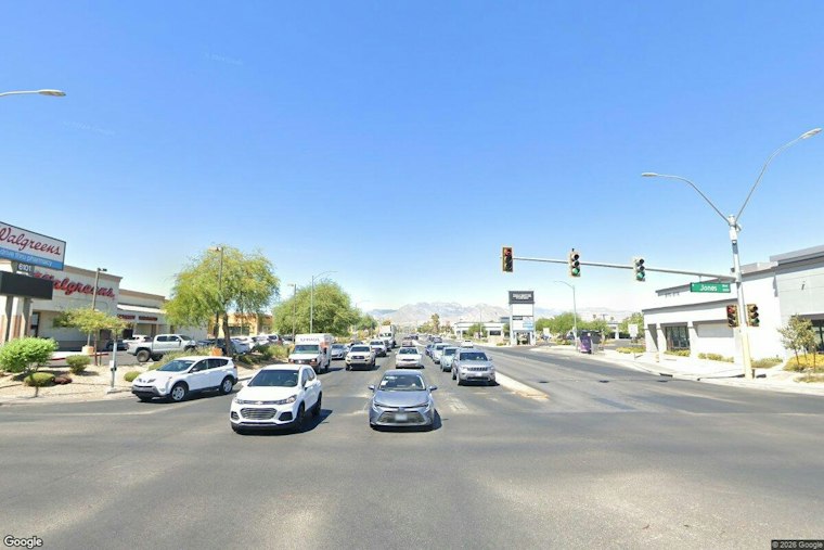 Stolen Car Chase Near West Las Vegas School Ends in Crash, Two Arrests