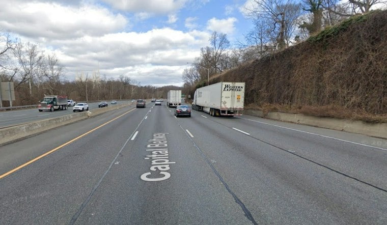Subaru Slams Into Wall on Capital Beltway, Killing One Near Route 50