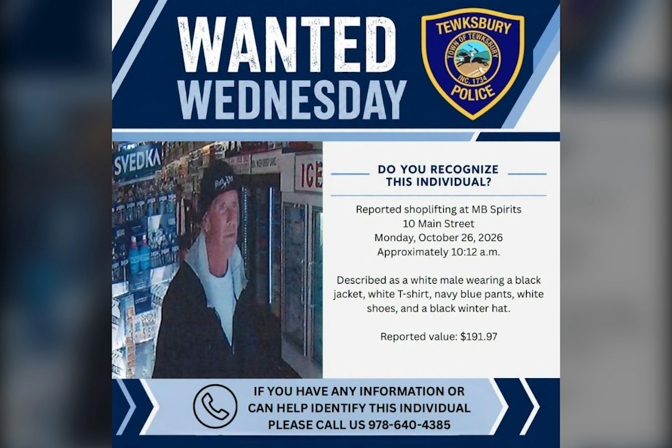 Tewksbury Police Seek Help Identifying MB Spirits Shoplifting Suspect