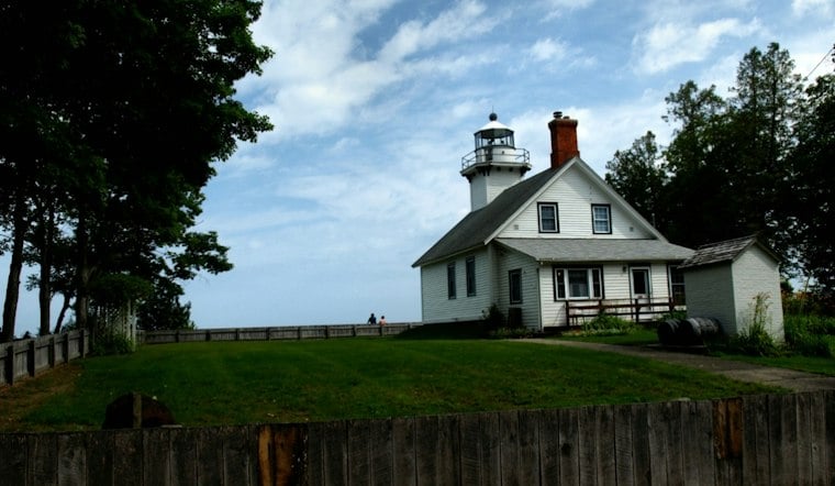 This 1870 Michigan Lighthouse Still Guards 650 Acres on the 45th Parallel