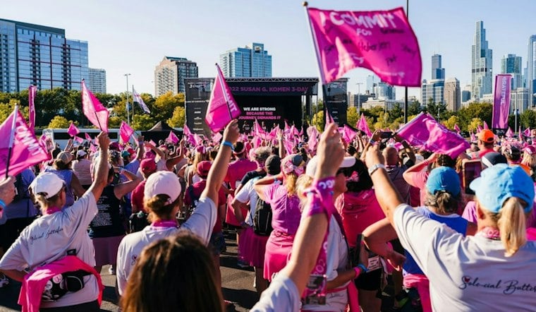 Thousands Descend on Soldier Field for Making Strides Breast Cancer Walk