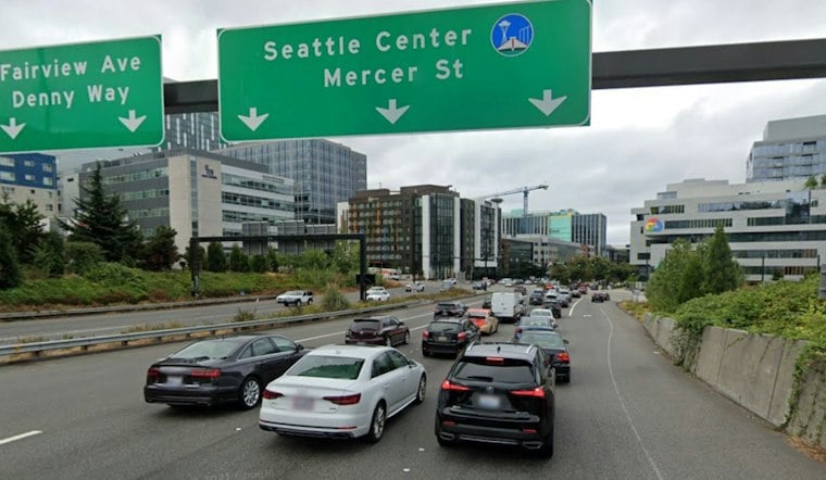 Three-Car Rollover Snarls Northbound I-5 Near Mercer Street, One Hurt