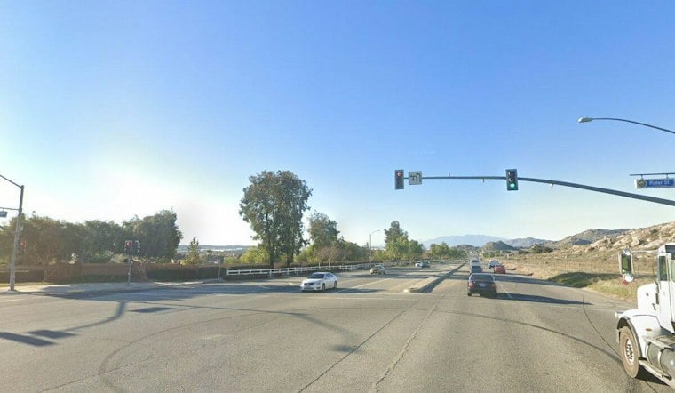 Three Nuevo Roadside Fires Merge, Race Up Hillside Near Lake Perris