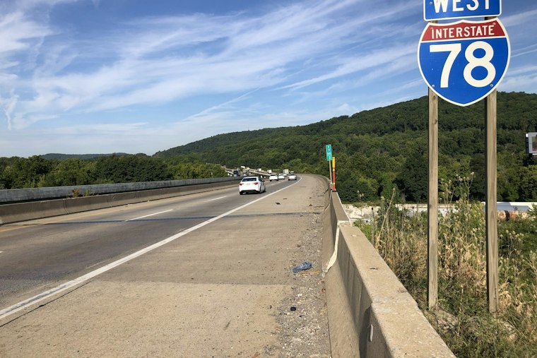 Three Tractor-Trailers Collide on I-78 Overnight, Lanes Shut for Hours