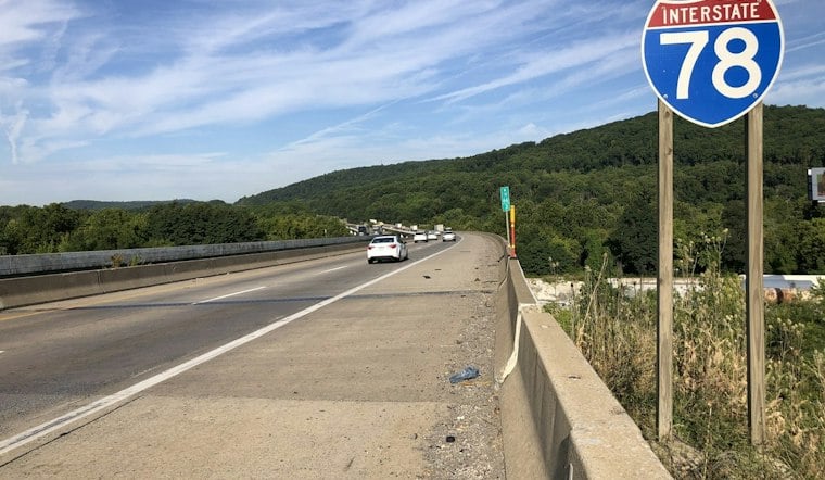 Three Tractor-Trailers Collide on I-78 Overnight, Lanes Shut for Hours
