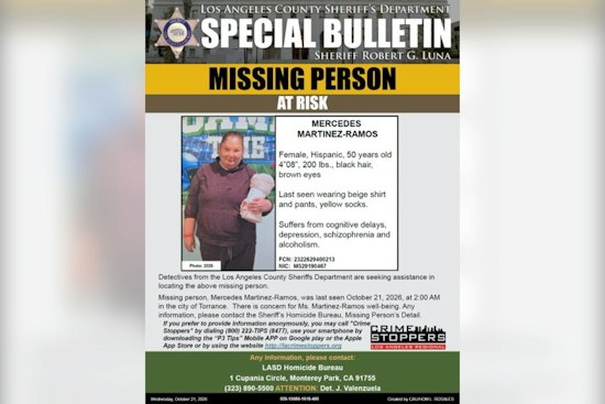 Torrance Woman, 50, Vanishes At 2 A.M., Deputies Fear For Her Safety