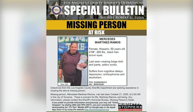 Torrance Woman, 50, Vanishes At 2 A.M., Deputies Fear For Her Safety