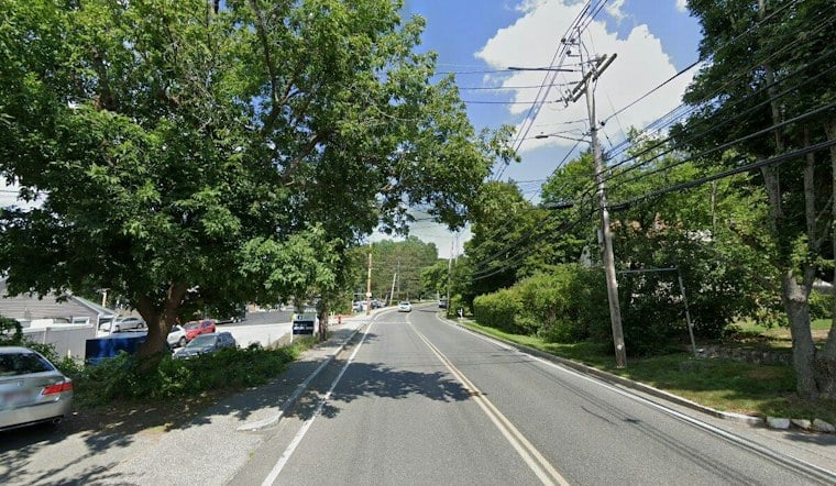 Tractor-Trailer Flips on Lynnfield's Salem Street, Snapping Pole and Knocking Out Power