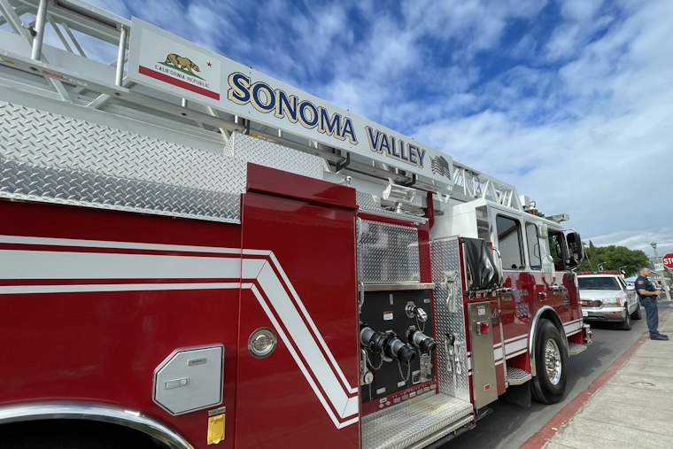 Two-Car Crash Near Sonoma Ignites Brush Fire, Sends Two to Hospital