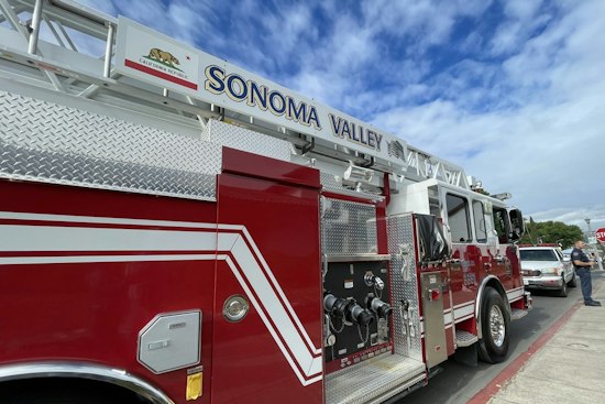 Two-Car Crash Near Sonoma Ignites Brush Fire, Sends Two to Hospital