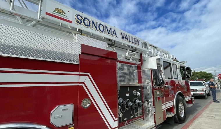 Two-Car Crash Near Sonoma Ignites Brush Fire, Sends Two to Hospital