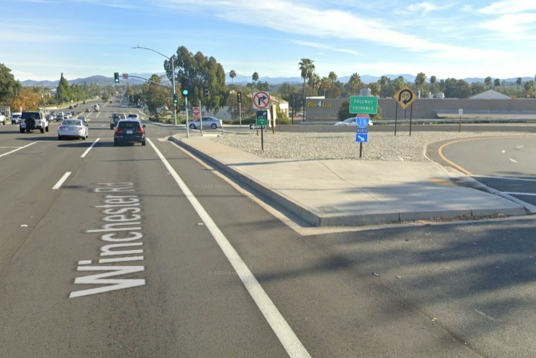 Two-Car Crash Shuts Down I-15 Near Winchester Road, Sends Pair to Hospital