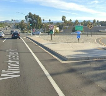 Two-Car Crash Shuts Down I-15 Near Winchester Road, Sends Pair to Hospital
