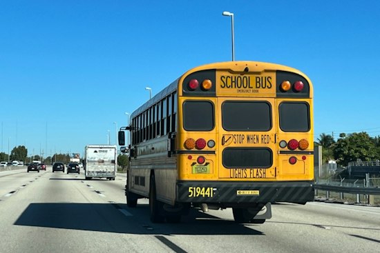 Union County School Bus Rear-Ended by Truck, All 17 Aboard Walk Away Unhurt