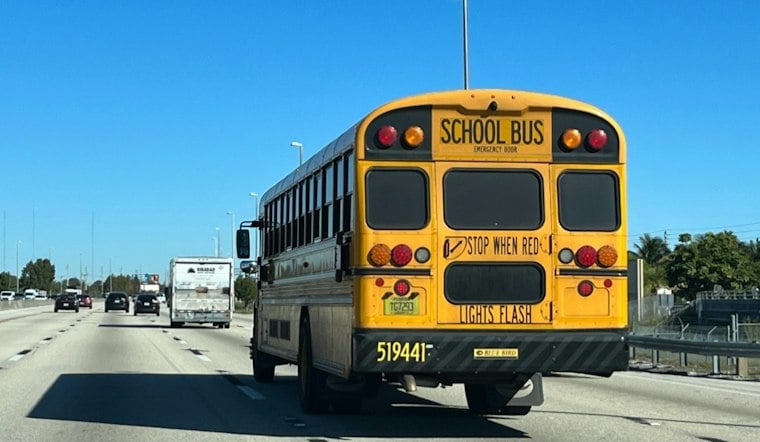 Union County School Bus Rear-Ended by Truck, All 17 Aboard Walk Away Unhurt